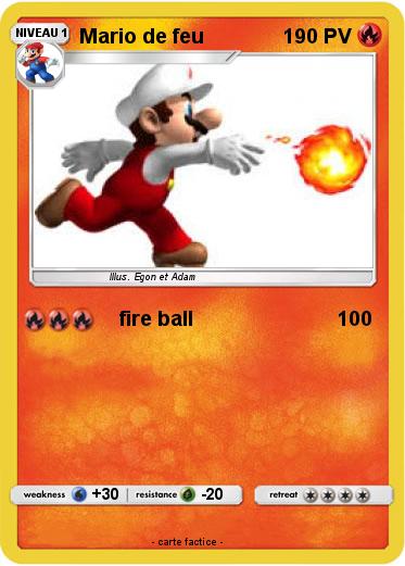 Pokemon Mario de feu