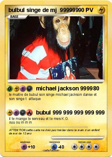 Pokemon bulbul singe de mj  999999