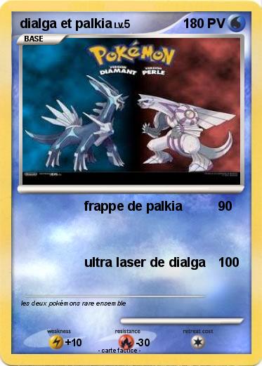 Pokemon dialga et palkia