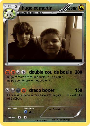 Pokemon hugo et martin