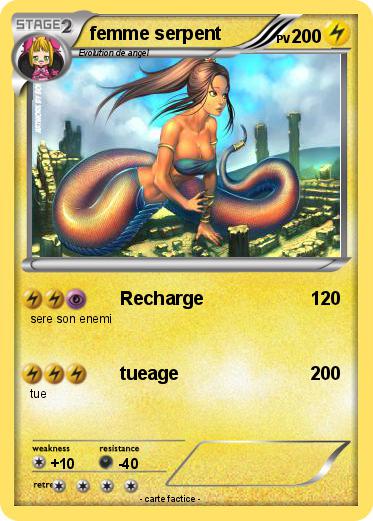 Pokemon femme serpent