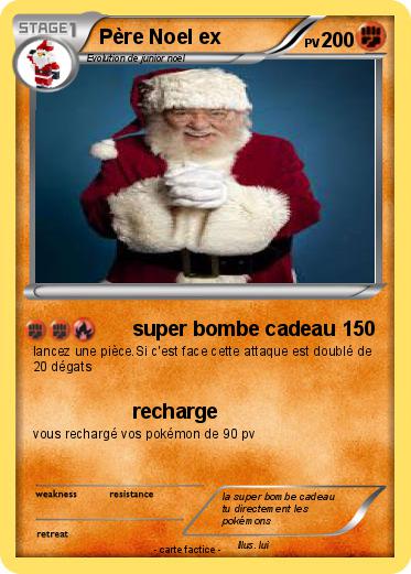 Pokemon Père Noel ex