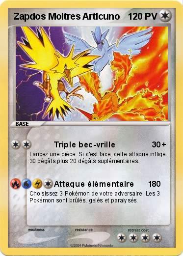 Pokemon Zapdos Moltres Articuno