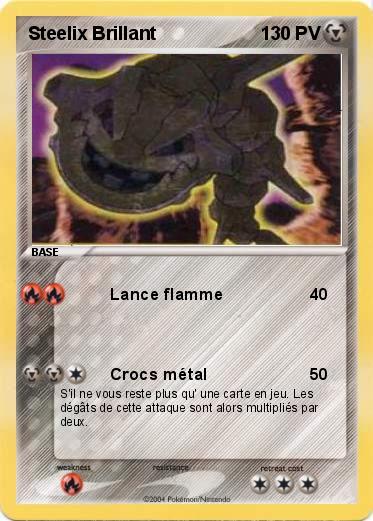 Pokemon Steelix Brillant