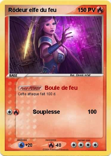 Pokemon Rôdeur elfe du feu