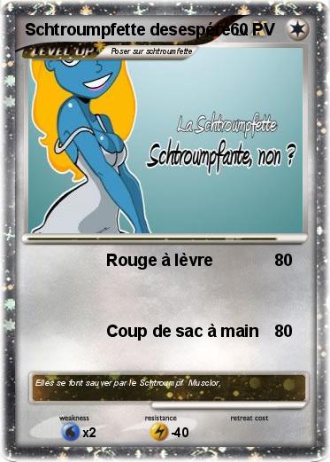 Pokemon Schtroumpfette desespéré