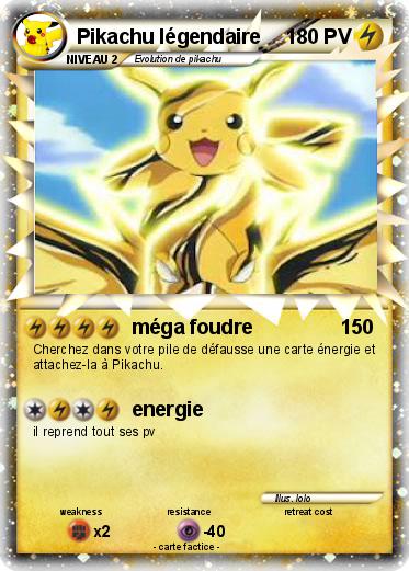 Pokemon Pikachu légendaire
