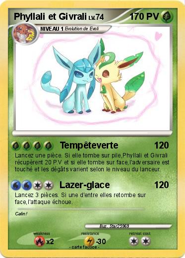 Pokemon Phyllali et Givrali