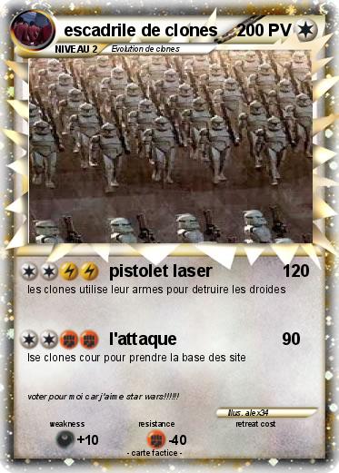 Pokemon escadrile de clones