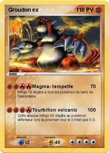 Pokemon Groudon ex