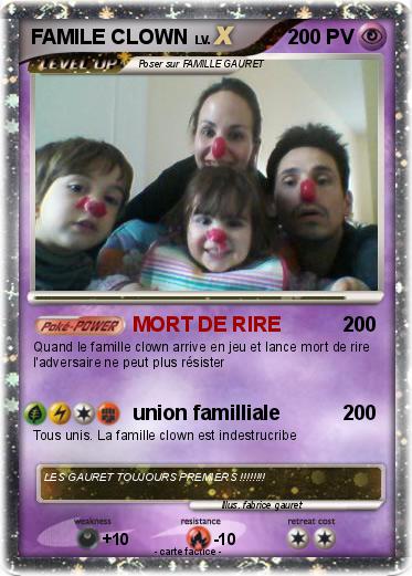 Pokemon FAMILE CLOWN
