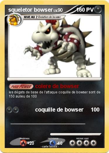 Pokemon squeletor bowser