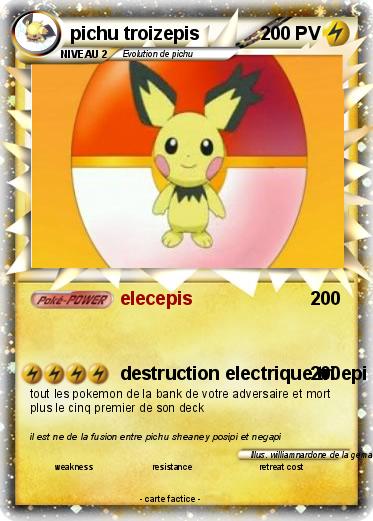 Pokemon pichu troizepis