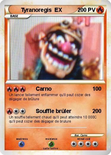 Pokemon Tyranoregis  EX