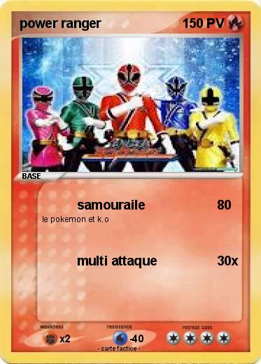 Pokemon power ranger