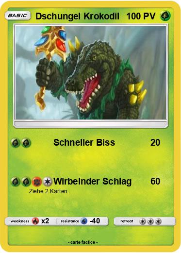 Pokemon Dschungel Krokodil