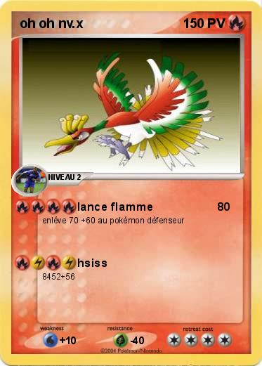 Pokemon oh oh nv.x