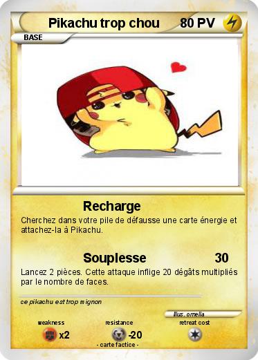 Pokemon Pikachu trop chou