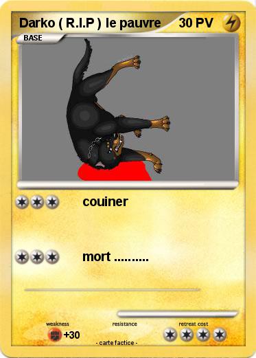 Pokemon Darko ( R.I.P ) le pauvre