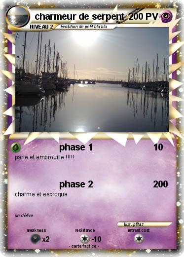 Pokemon charmeur de serpent