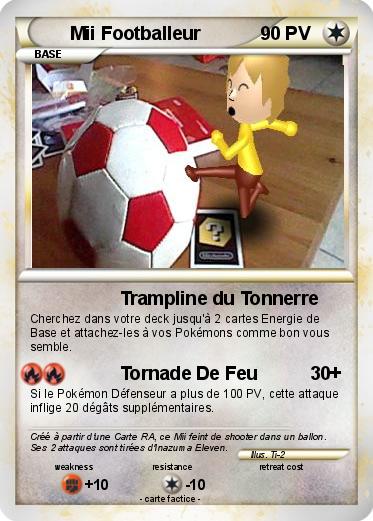 Pokemon Mii Footballeur