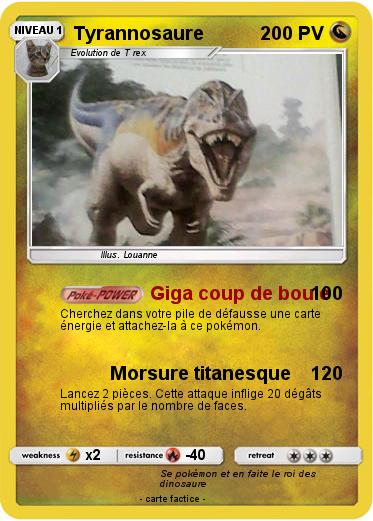 Pokemon Tyrannosaure