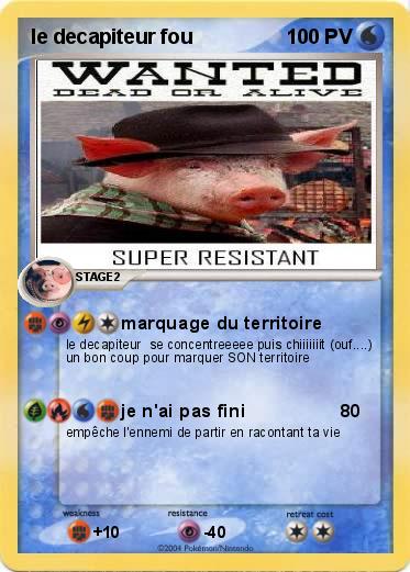 Pokemon le decapiteur fou