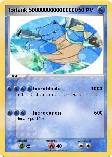 Pokemon tortank 5000000000000000
