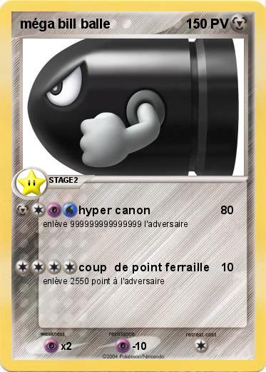 Pokemon méga bill balle