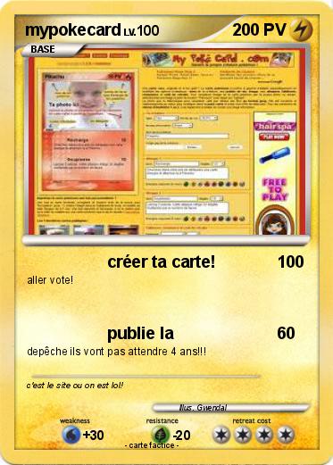 Pokemon mypokecard