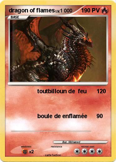 Pokemon dragon of flames