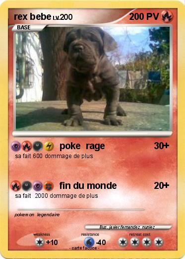 Pokemon rex bebe