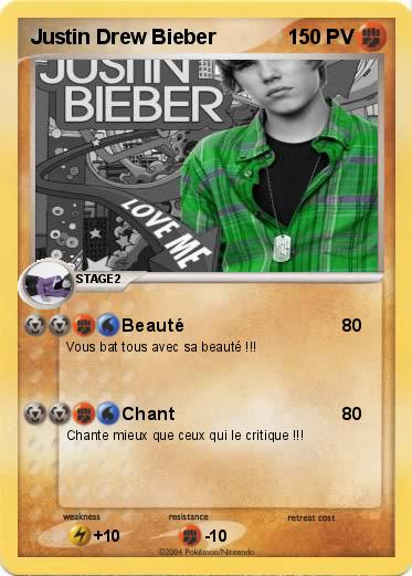 Pokemon Justin Drew Bieber