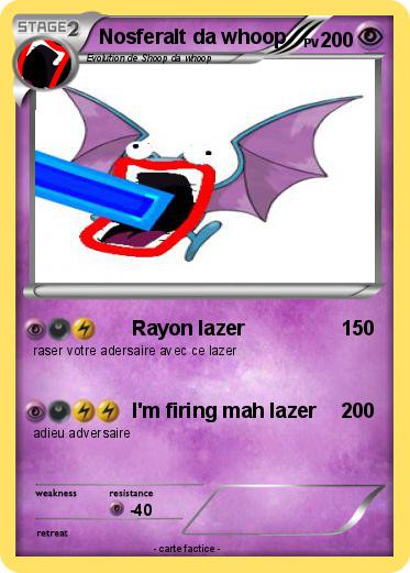 Pokemon Nosferalt da whoop