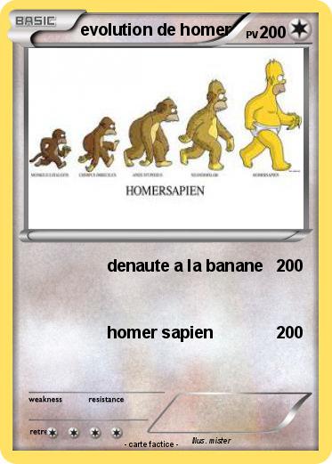 Pokemon evolution de homer