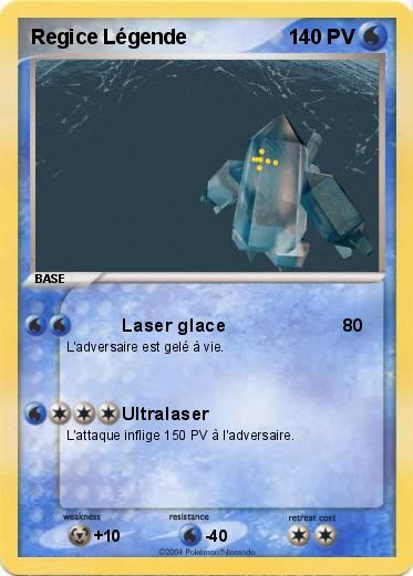 Pokemon Regice Légende