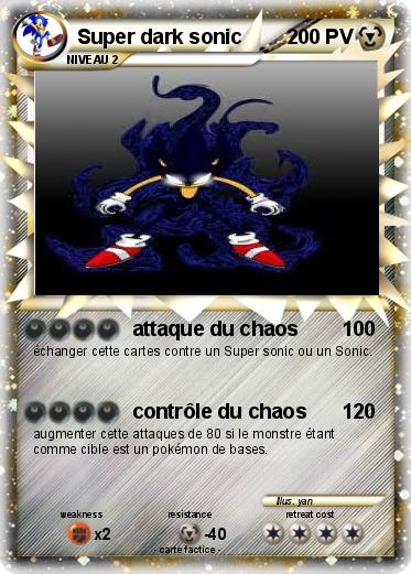 Pokemon Super dark sonic