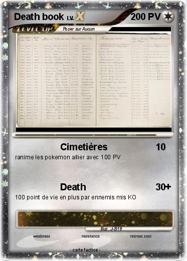 Pokemon Death book