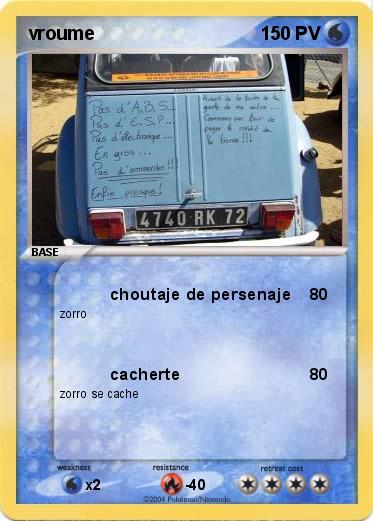 Pokemon vroume 