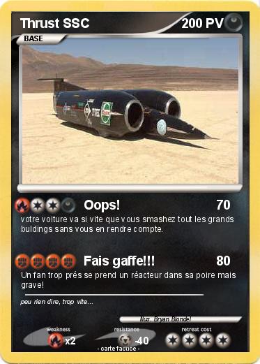 Pokemon Thrust SSC