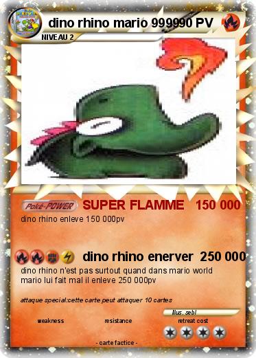 Pokemon dino rhino mario 9999