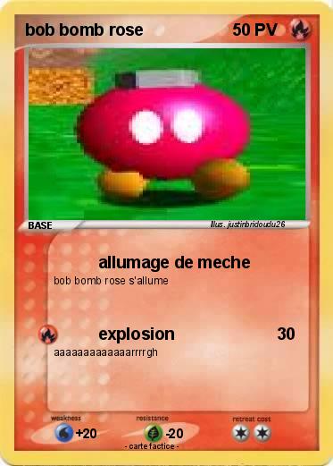 Pokemon bob bomb rose