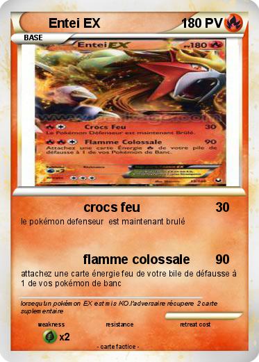 Pokemon Entei EX