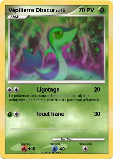 Pokemon Vépilierre Obscur