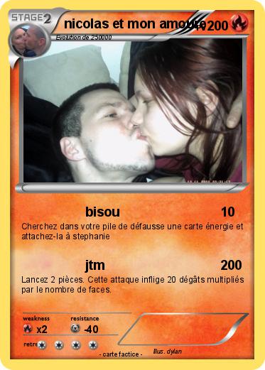Pokemon nicolas et mon amoure