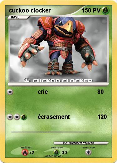 Pokemon cuckoo clocker