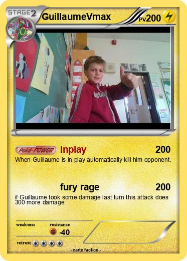 Pokemon GuillaumeVmax