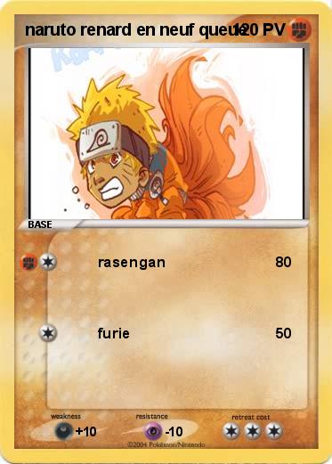 Pokemon naruto renard en neuf queue