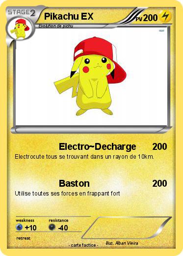 Pokemon Pikachu EX
