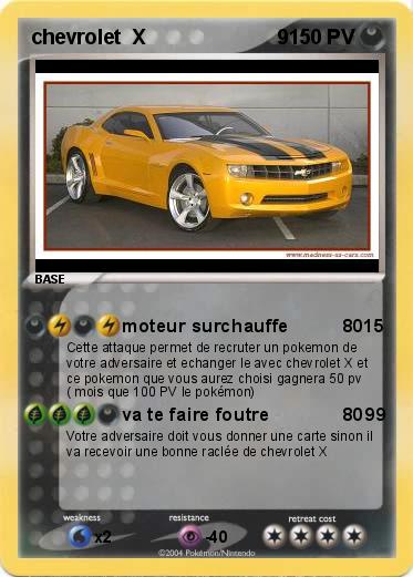 Pokemon chevrolet  X                       9                   